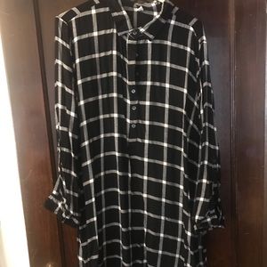 XXL flannel dress